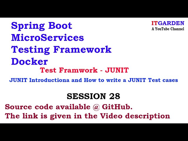 Introduction to JUNIT and how to write a simple JUnit testcases
