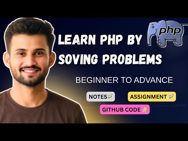 Part-1: PHP Basic  Problem Solving Tutorial for Beginners | Learn Logic Building & Coding Skills