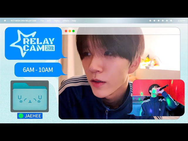 ⏱ JAEHEE : 6AM-10AM | NCT WISH 24hr RELAY CAM
