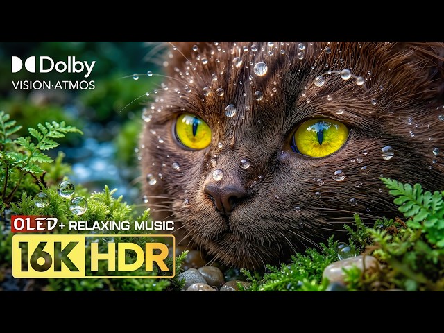 Wild Nature Revealed in Stunning 16K HDR | Dolby Vision OLED Relaxing Experience (4K/8K TV)