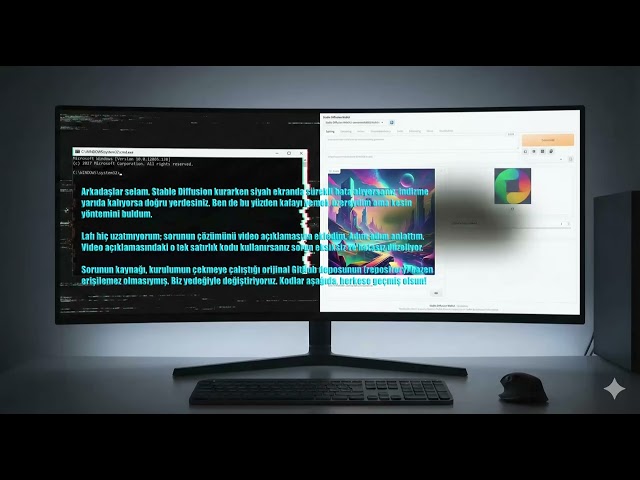 Stable Diffusion Git Clone' ve 'stable-diffusion-stability-ai' Hatası (Error 128) Çözümü