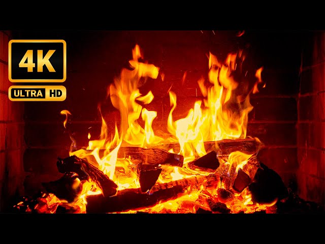 Cheerful Jazz Music Fireplace Ambience🔥Crackling Fire Sounds & Best Jazz Playlist for Positive Mood