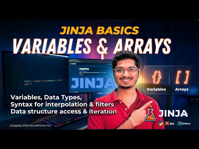 Learn Jinja Basics: Variables, Comments & Arrays (Essential for dbt, Airflow & Superset)