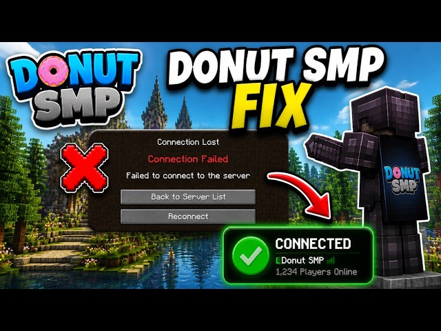 How to Fix Can’t Join Donut SMP