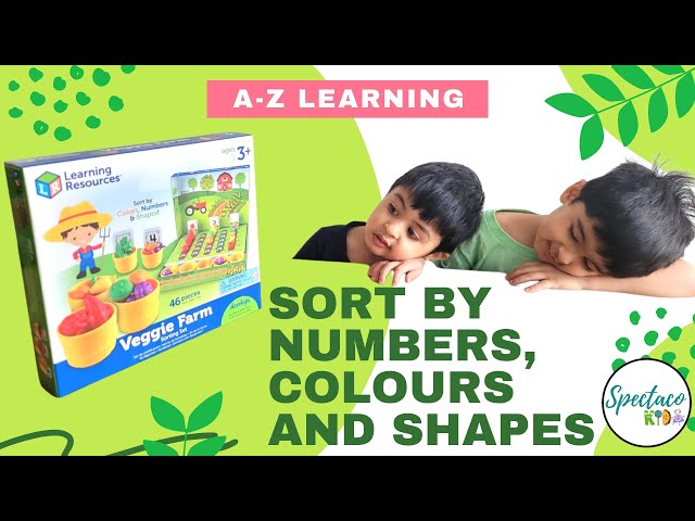 Learning resources veggie farm sorting set, Pretend Play | Kindergarten Educational toys