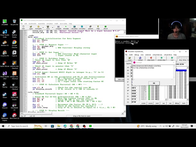 emu8086 (demo)