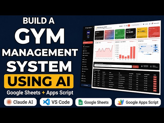 Build a Gym Management System with Claude Code & Google Sheets