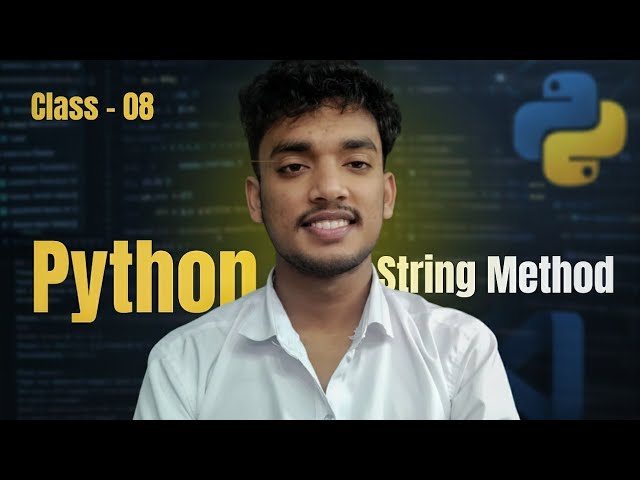 Python String Method দিয়ে Problem Solve | F-String এত Easy কেন?