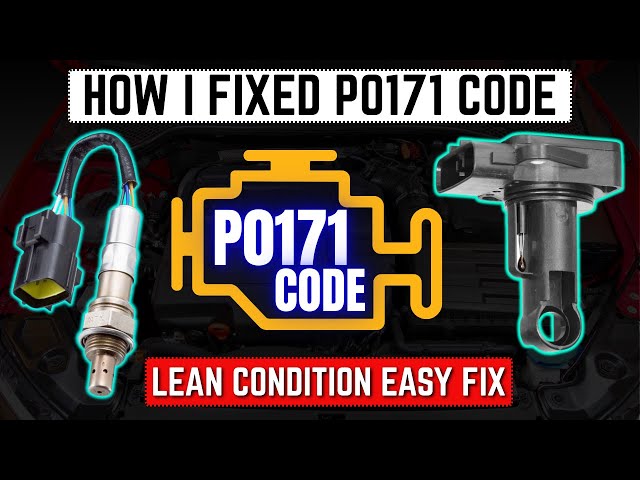 How I Fixed P0171 Code | Lean Condition Easy Fix |