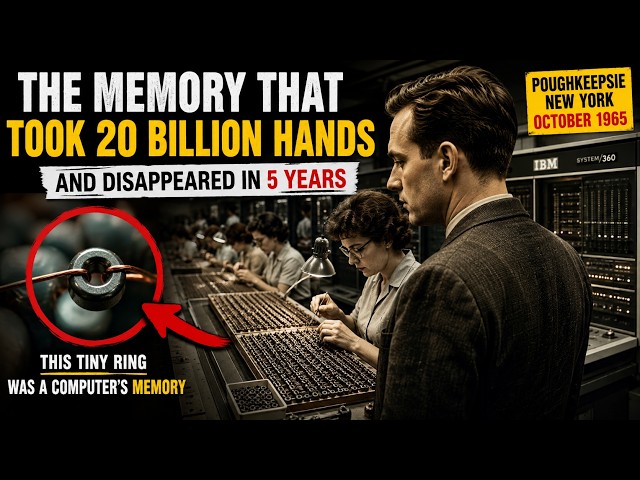 When Computers Required 1,000s of Workers to Build Memory