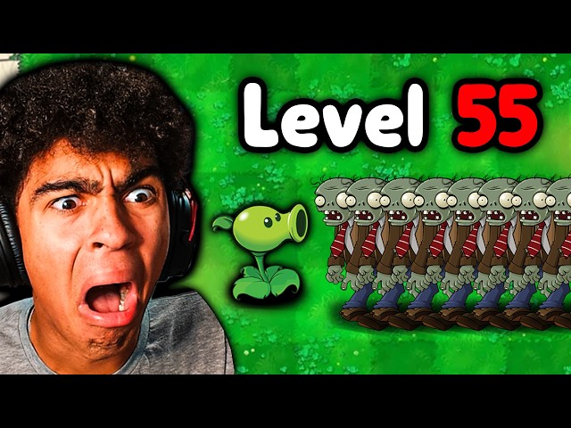 I Almost Died In PLANTS VS ZOMBIES…
