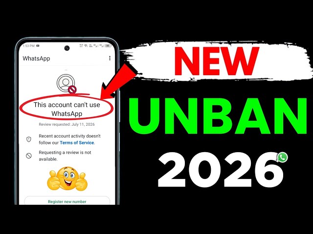 Whatsapp Unban New Method 2026 (100% Working)✅ || This account can't use Whatsapp Problem New 2026