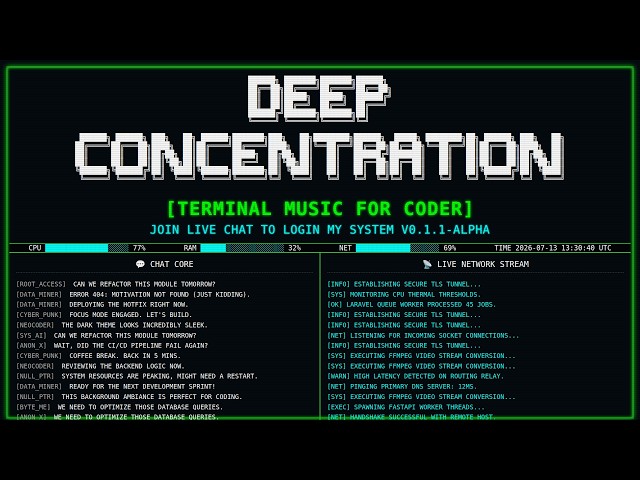Dark Ambient Deep Work Music for Debugging & Refactoring – 3AM Flow State