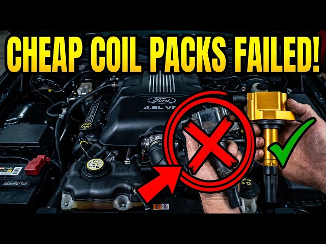 Cheap Coil Packs FAILED in 2 Weeks -- Mercury Grand Marquis 4.6 Coil & Plug Swap