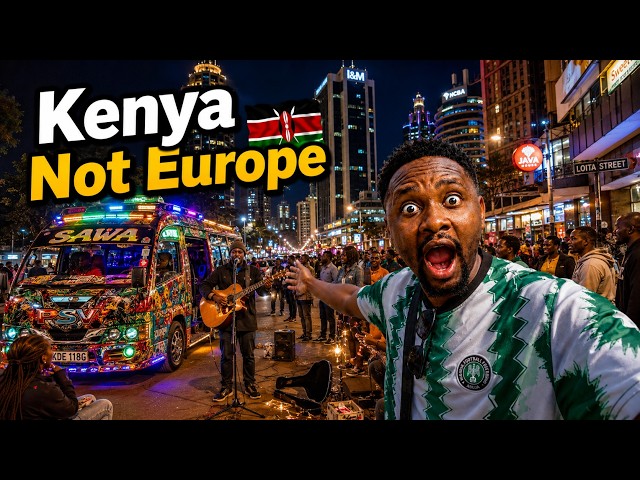 This Is Nairobi, Kenya At Night Not Europe