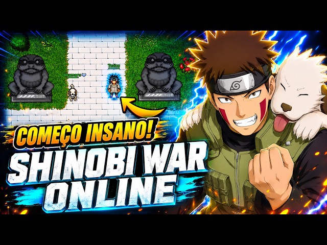 FINALMENTE um NOVO NARUTIBIA totalmente DIFERENTE! Shinobi War Online