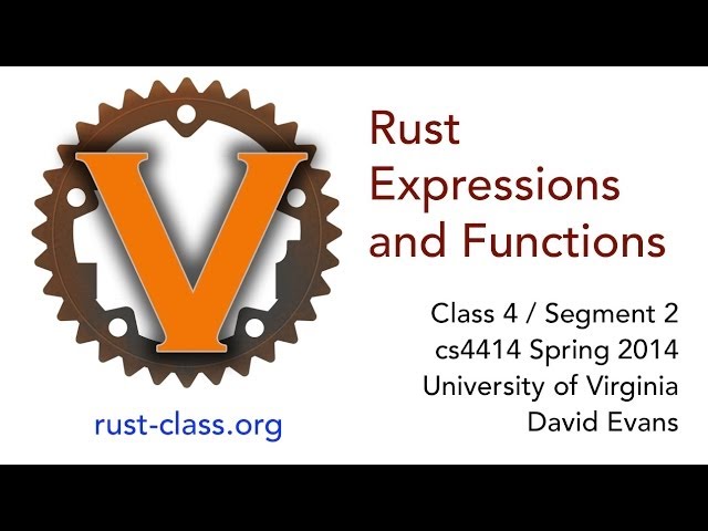 Rust Expressions and Higher-Order Functions