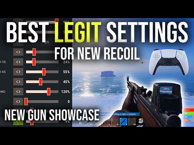 The Best New Recoil Settings + New Guns - Rust Console New Gen