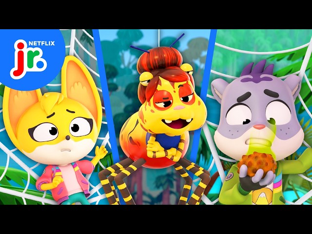 Sam & Kit Get CAUGHT in a Web! 🕸️ The Creature Cases | Netflix Jr