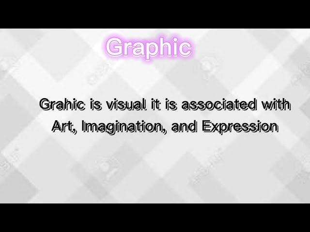 Graphics and Visual Computing