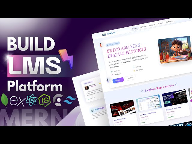 Build a Full-Stack Learning Management System | MERN Stack (React, Node.js, MongoDB, Express)(2026)