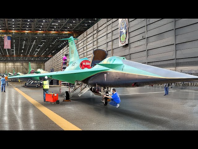 Inside Restricted US Factory Producing Future Nasa Aircraft - Lockheed Martin Production Line