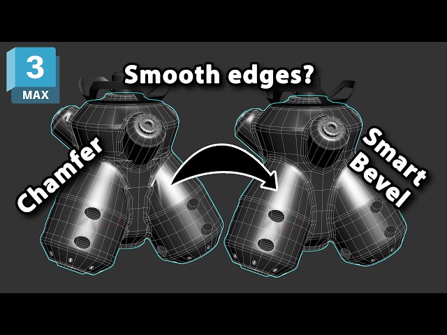 An introduction to Smart Bevel in 3ds Max 2027