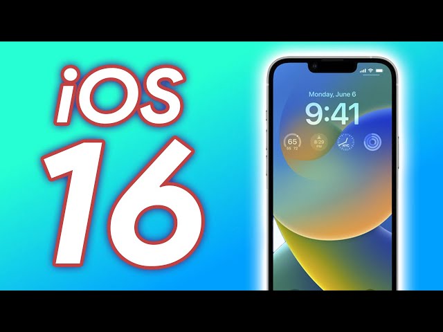 iOS 16 OFFICIAL! ALL the NEW FEATURES!!