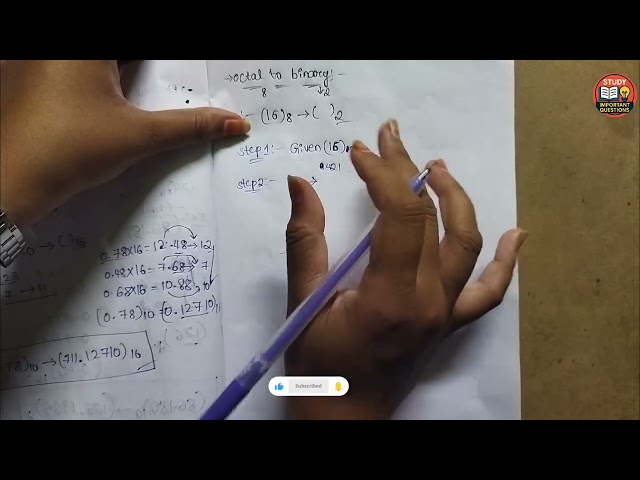 Octal to binary convertion 