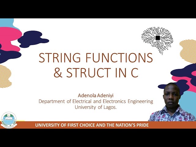 String Manipulation and Structure in C