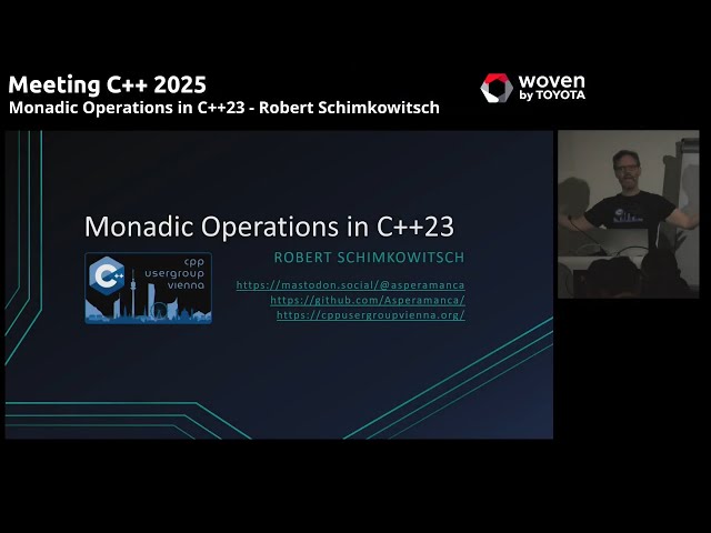 Monadic Operations in C++23 - Robert Schimkowitsch - Meeting C++ 2025