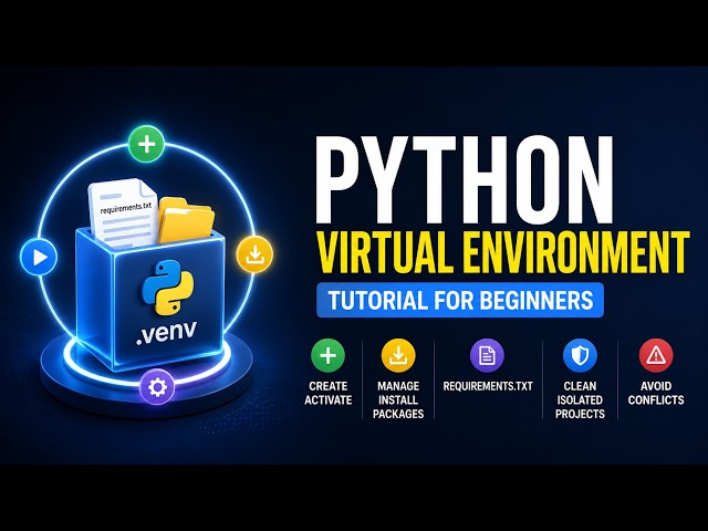Python Virtual Environment  Tutorial for Beginners | Create, Activate & Manage Virtual Environments