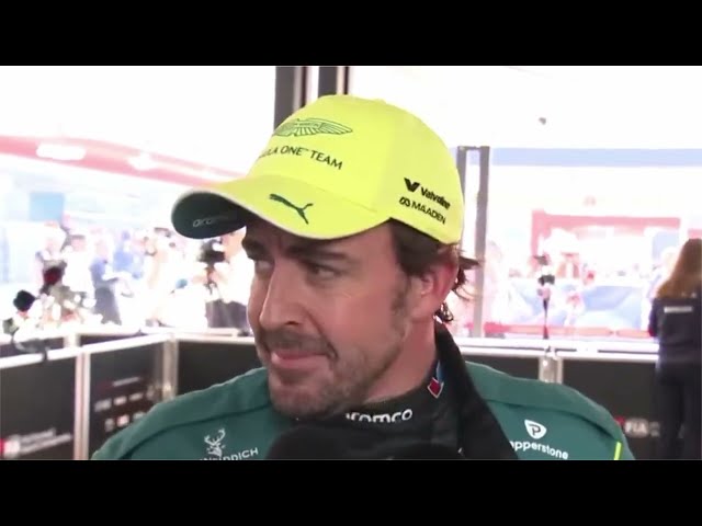 Interview with FERNANDO ALONSO after qualifying / “We did the best lap” / He will start 19th #chi...