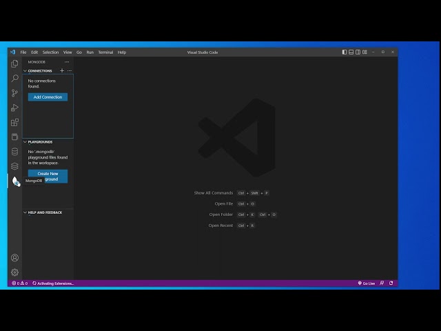 How to connect MongoDB with Visual Studio Code 🚀