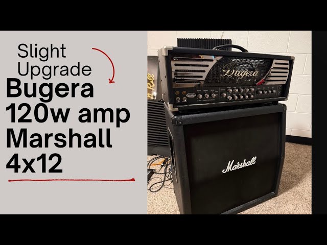 Bugera and Marshall Halfstack 