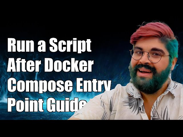 How to Run a Script After Docker-Compose Container Entrypoint