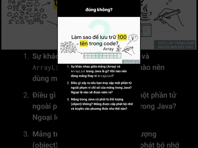 Java bài 10| Mảng và phương thức trong Java #hoclaptrinhchonguoimoibatdau #javadeveloper