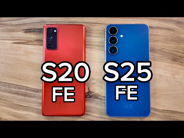 Samsung Galaxy S20FE vs Samsung Galaxy S25FE