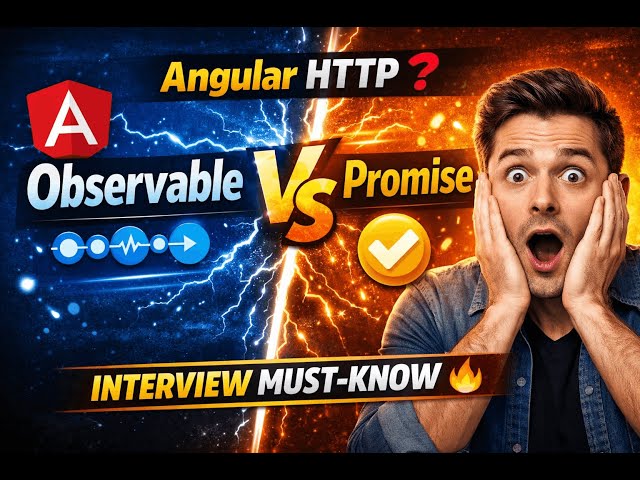 Observable vs Promise in Hindi🔥Real Reason Angular HTTP Uses Observable |Angular Interview Must-Know