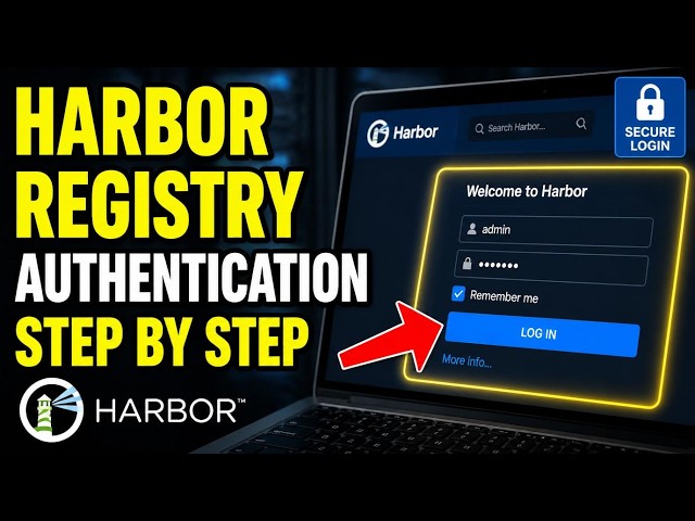 How to authenticate to Harbor registry from your server automation - Step By Step