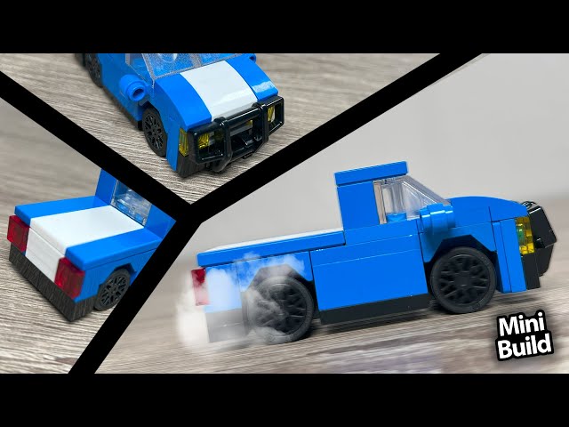Sporty Pick Up Truck - Simple & Quick LEGO Build Tutorial #legomoc #lego