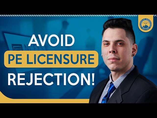 Don't Let NCEES Reject Your PE Application – Watch This First!