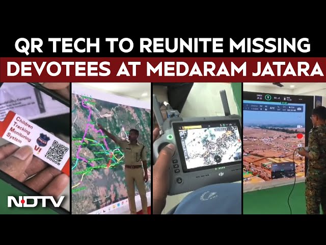 Telangana News | Telangana Introduces QR Wristbands For Safety At Medaram Jatara Festival