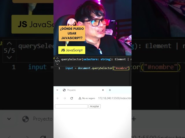 ¿DÓNDE PUEDO USAR JAVASCRIPT? #javascript