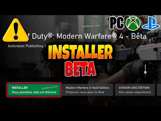 *BUG* Comment INSTALLER BETA Modern Warfare 4 PS5/XBOX/PC + CODES