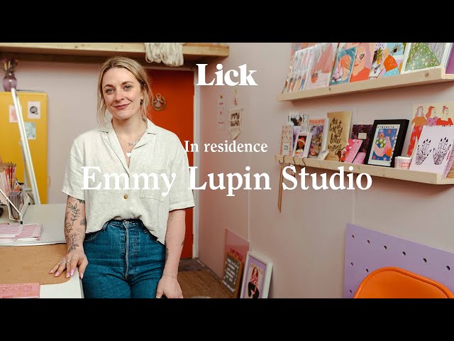 Inside Emmy Smith's illustration filled creative studio space | In Residence studio tour | Lick