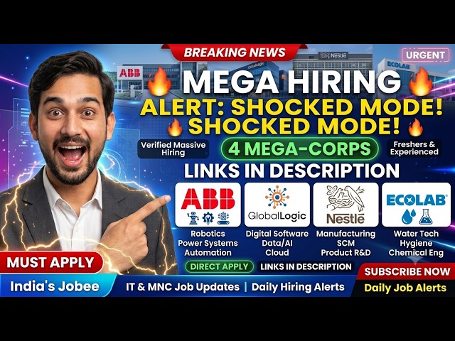 India’s Jobee – IT & MNC Job Updates | Amazon SDE, ML Operations & Backend Engineer Hiring 2026