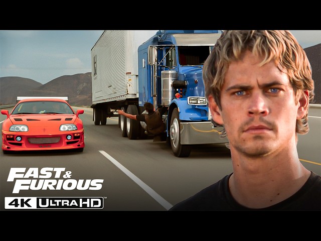 The Fast and the Furious | Brian Races to Saves Dom's Crew