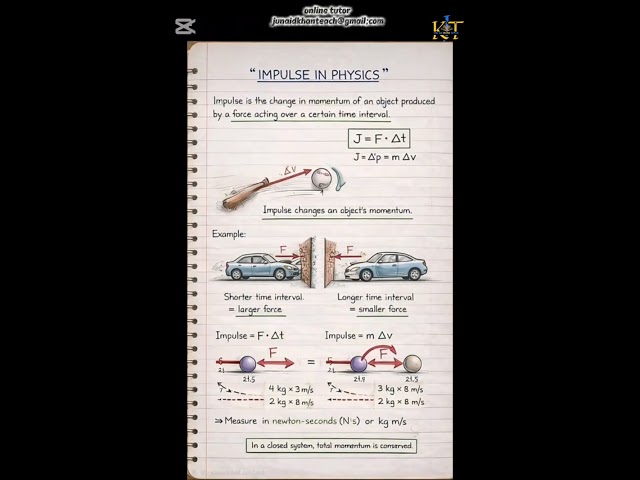 Who Changes Motion and What Impulse Reveals in Physics #collisions, #impulsive, #impulss,
