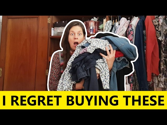 Everything I'm Decluttering After 1 Year of Wearing Them (Brutally Honest)